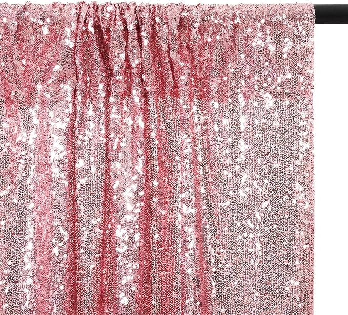 Poise3EHome 8FT x 8FT Sequin Photography Backdrop Curtain - Image 6