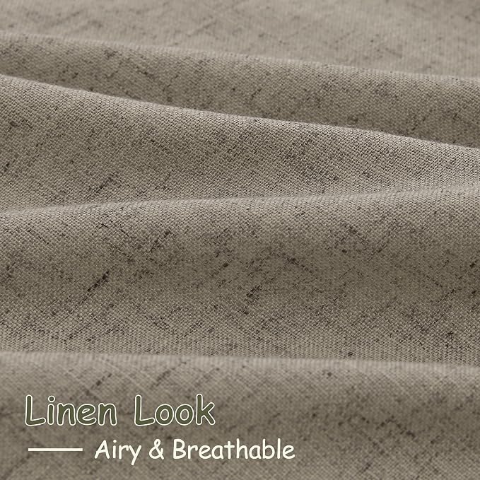 Mocha Linen Curtains 84 Inches Long - Image 5