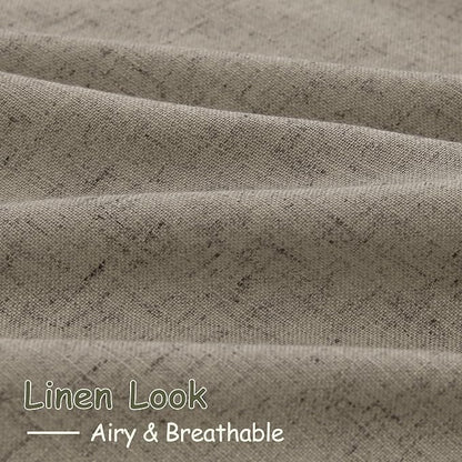 Mocha Linen Curtains 84 Inches Long - Image 5