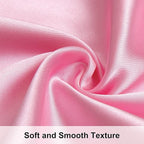NTBAY 12 Pack Satin King Pillowcases for Hair and Skin, Luxurious and Silky Pillow Cases with Envelope Closure, 20 x 36 Inches, Pink