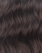 Short Brown Wavy Wigs With Bangs For Women Synthetic Heat Resistant Brown Wigs For Daily Use