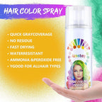 Halloween Hair Spray,Temporary Hair Color Spray for Women Kids Men,Washable Hairspray,Colored Hair Spray,Color Hairspray for Halloween,Party,Cosplay,Christmas Day (Gold)