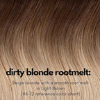 Irresistible Me Real Human Hair Extensions Clip Ins – 100% Human Hair Clip In Extensions for Length & Volume – Invisible Extension – Heat Resistant & Dyeable – Dirty Blonde Rootmelt, 24 Inches