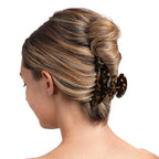 Medium Claw Hair Clips for Women Girls Tortoise Hair Jaw Clips Celluloid Hair Claw Clamps Leopard Print Hair Clasp 3 Pack Mother's Day Gifts