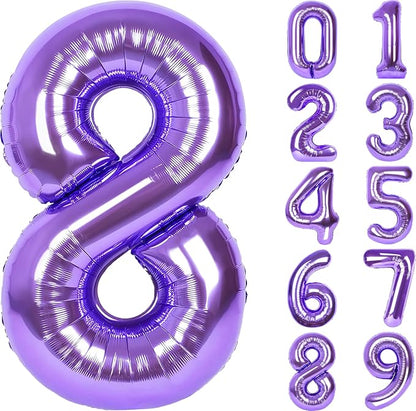 Number Balloons for Birthday Decorations by United-UnicornsParty