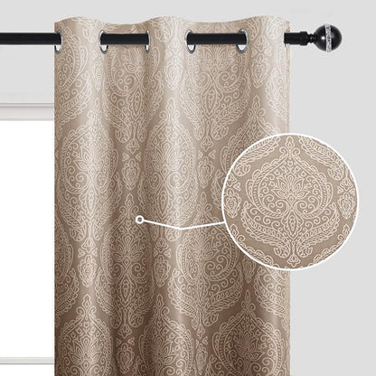 DWCN 100% Blackout Curtains for Bedroom 54 Inch Long - Image 4