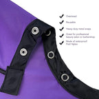 Allegro Combs Cutting Capes Adjustable 46X60 In. One-Size-Fits-All Stainless Steel Snap Buttons