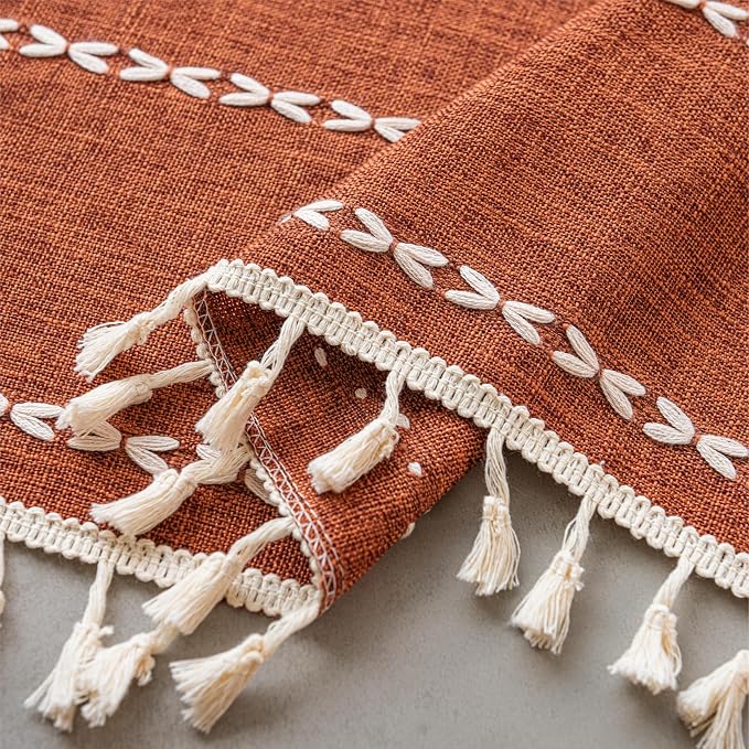 Sutuo Home Boho Valance Short Curtains - Image 5