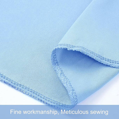 4 Panels Baby Blue Backdrop Curtains - Image 8