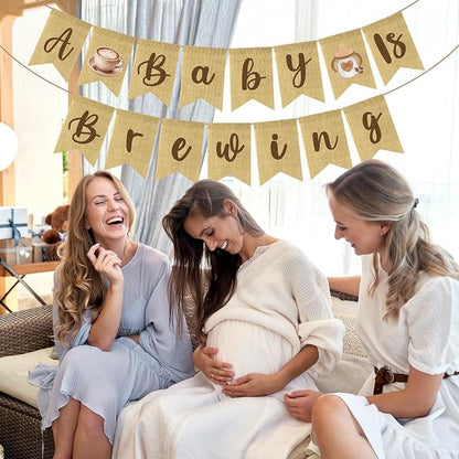 ANGOLIO Coffee Banner for Baby Shower Party - Image 5