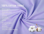 Sunflower Queen Pillowcases Set of 2, 100% Cotton Queen Pillow Cases 2, 20×30 inches Lavender, Soft and Breathable