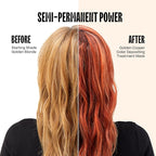 Overtone Semi Permanent Hair Color Conditioner, Golden Copper, 8 oz, Nourishing, Damage-Free, Color Depositing Mask for All Hair Types with Shea Butter & Coconut Oil, Vegan & Cruelty-Free