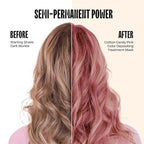Overtone Semi Permanent Hair Color Conditioner, Pastel Pink is Now Cotton Candy Pink, 8 oz, Nourishing, Damage-Free, Color Depositing Mask for All Hair Types with Shea Butter & Coconut Oil, Vegan