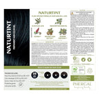 Naturtint 2NB Blue Black Permanent Hair Color (Pack of 1), Ammonia Free, Vegan, Cruelty Free, up to 100% Gray Coverage, Long Lasting Results (Packaging may vary)