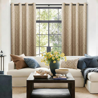 DWCN 100% Blackout Curtains for Bedroom 84 Inch Long - Image 4