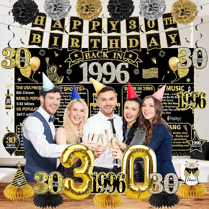 Zirtorei 30th Birthday Decorations - Image 5