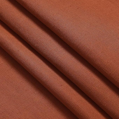 Extra Long Linen Curtains 108 Inches Long 2 Panel Set Back Tab Terracotta Boho - Image 9