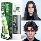 Temporary Hair Styling Color Serum, Green Blue Purple Red Hair Dye Color Gel Washable Natural Instant Hair Color Wax for DIY Hairstyle for Kids Men Women(Black#4)
