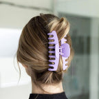 FRAMAR Large Claw Clips For Thick Hair – Large Hair Clip For Thick Hair, Big Hair Clips For Women, Hair Claws Clips For Women, Pastel Hair Clips, Pastel Claw Clip - 4 Pack Non Slip Matte Finish
