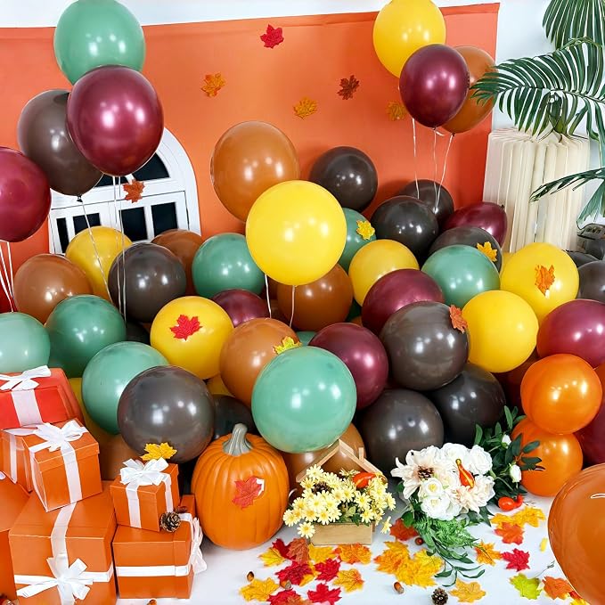 Safari Balloons, Burnt Orange Terracotta Mustard Yellow Burgundy Sage Green - Image 4