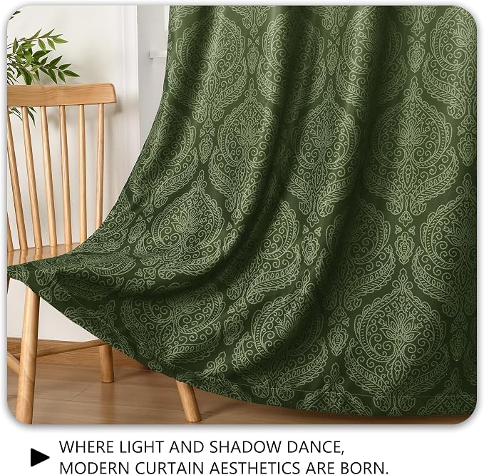 DWCN 100% Blackout Curtains for Bedroom - Image 9