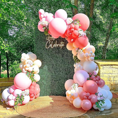 Dusty Pink Balloon Garland Double Stuffed Blush Pink Balloons Baby Pink Latex - Image 5
