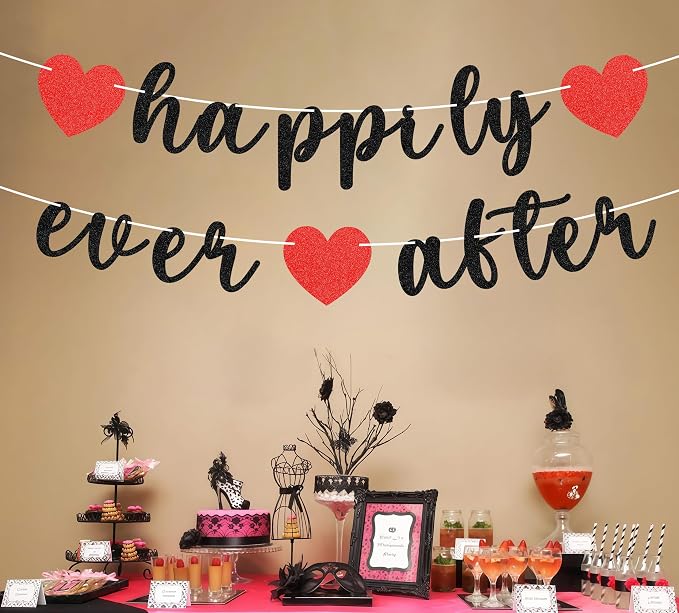 Pre-Strung Happily Ever After Banner - Image 6