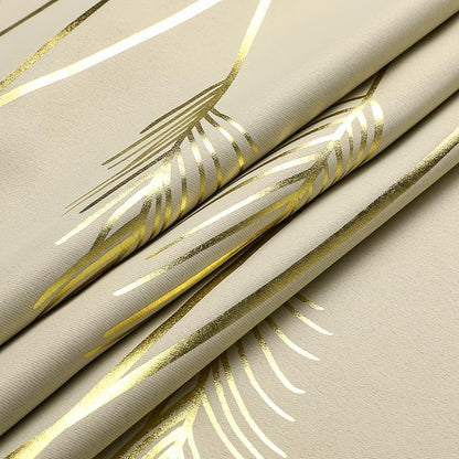 Beige Curtains 90 Inches Long, Room Darkening Curtains - Image 8