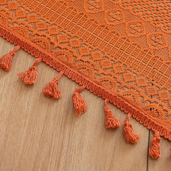 Sutuo Home Boho Curtains for Bedroom Living Room Dining Room, Crochet Lace - Image 9