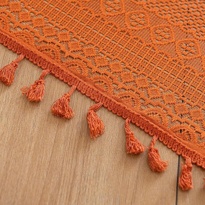 Sutuo Home Burnt Orange Boho Curtains 90 inches Long - Image 9