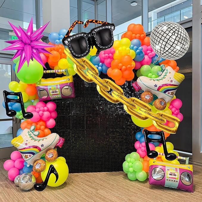 90s 80s Disco Theme Party Decorations - Image 2