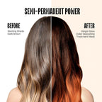 Overtone Semi Permanent Hair Color Conditioner, Ginger Glow, 8 oz, Nourishing, Damage-Free, Color Depositing Mask for All Hair Types with Shea Butter & Coconut Oil, Vegan & Cruelty-Free