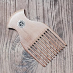 Plai Na Wooden Afro Pick Comb for Natural Black Hair - No Snags, No Static, No Tangle for Women and Men