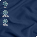 Bare Home Microfiber King Size Pillowcases - Dark Blue, 4 Pack, 20x40