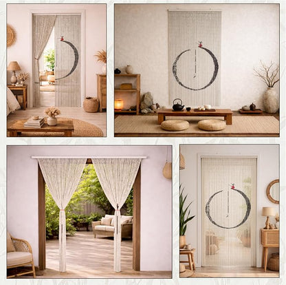 Fishing Art Beaded Bamboo Curtain - Image 6