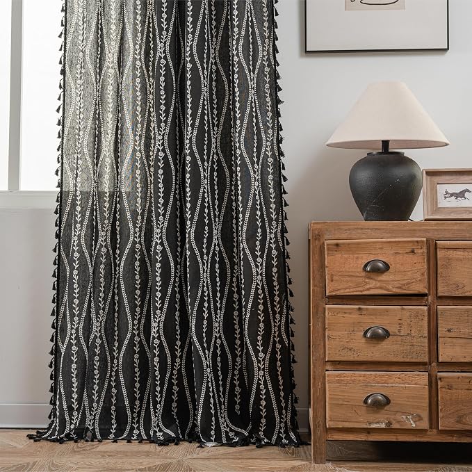 Sutuo Home Boho Curtains 96 Inches Long - Image 5