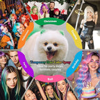 Temporary Hair Color Spray | 150ml Instant Hair Spray for Adults & Kids | Washable & Non-Sticky, Gentle Formula, Green | Halloween, Cosplay, Costume Party, Festivals