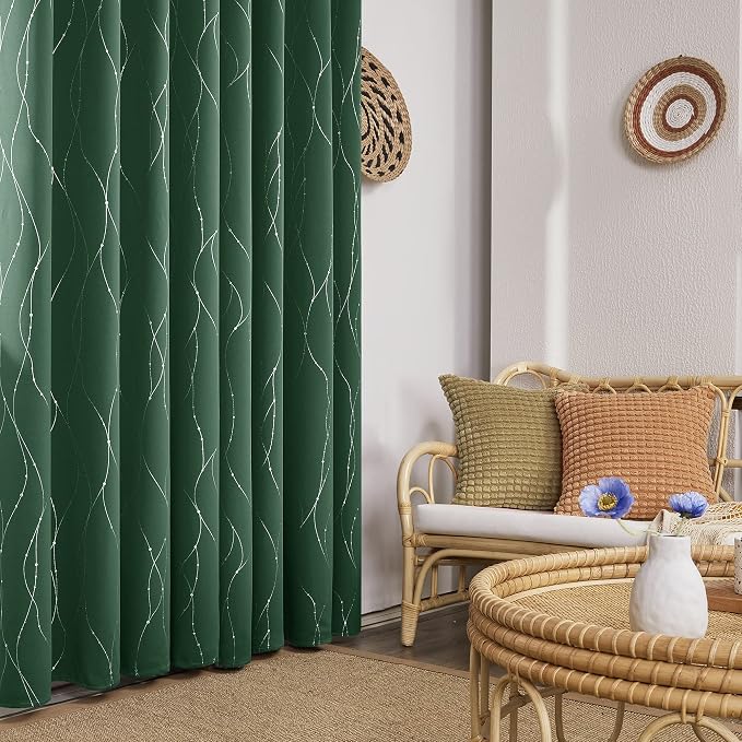 Deconovo Living Room Curtains 95 Inches Long, Thermal Insulated, Room Darkening - Image 7