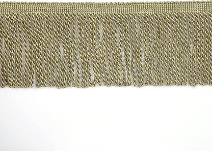 5 Yard Curtain Bullion Fringe Trim-Rayon Tassel Embellishments | 4 Inch Wide - Image 2