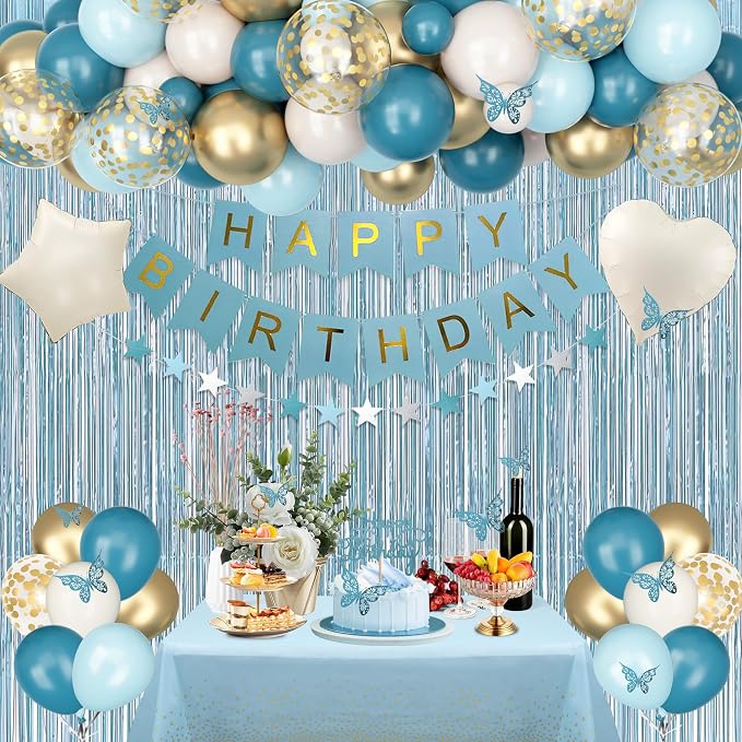 Amandir Blue Birthday Decorations - Image 5