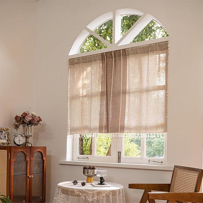 Sutuo Home Boho Curtains Valance 18 inch - Image 2