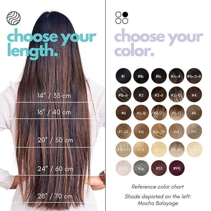 Irresistible Me Real Human Hair Extensions Clip Ins – 100% Human Hair Clip In Extensions for Length & Volume – Invisible Extension – Heat Resistant & Dyeable – Auburn, 20 Inches