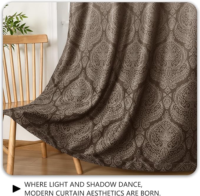 DWCN 100% Blackout Curtains for Bedroom 90 Inch Long - Image 7