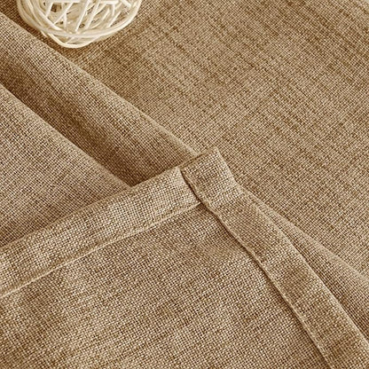 YoungsTex Toffee Linen Curtains 54 Inch Length - Image 7
