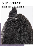 LUVME Curly Clip in Hair Extensions Real Human Hair Kinky Curly Clip Ins Fullness with 1 Pack for Women Brazilian Remy Human Hair Natural Black 135g 9pcs 16Inch