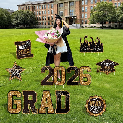 Graduation Yard Signs Class of 2026 Decorations, 2026 Sign - Image 3