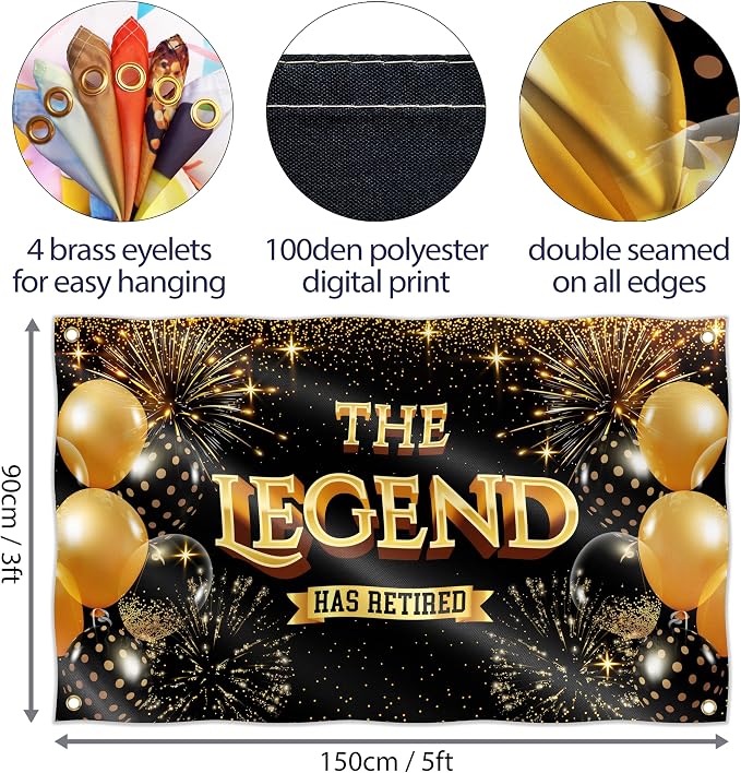 Happy Retirement Banner - Image 2