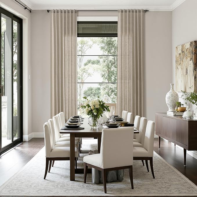 Cobblestone Linen 144 Inch Curtains - Image 7