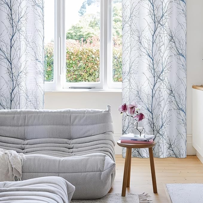 FMFUNCTEX Linen Semi Sheer Curtains - Image 5