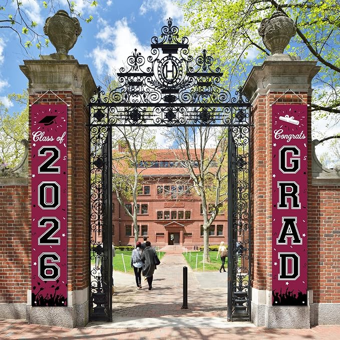 2026 Graduation Decorations, Graduation Banner Class of 2026, Hanging - Image 2